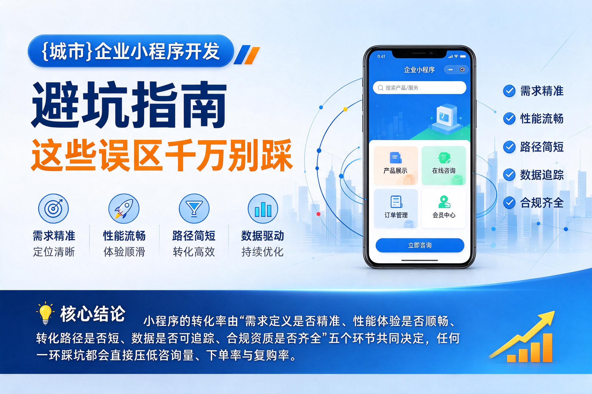屯昌企业小程序开发避坑指南：这些误区千万别踩影响转化
